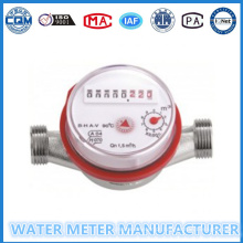 Single Jet Water Meter Latão Shell